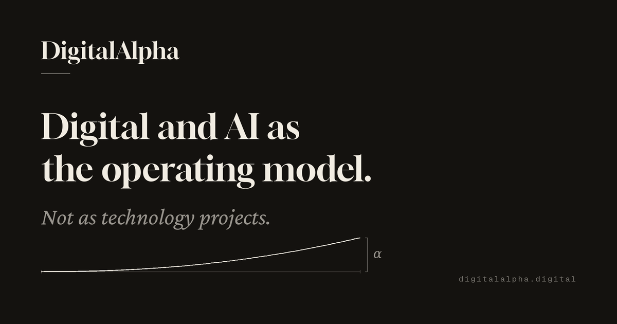 Underwritable DigitalAlpha | Digital and AI as the operating model